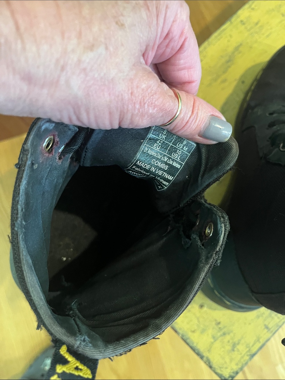 Dr. Martens Black Men's Lace-Up Tactical Boots - Picture 11 of 11